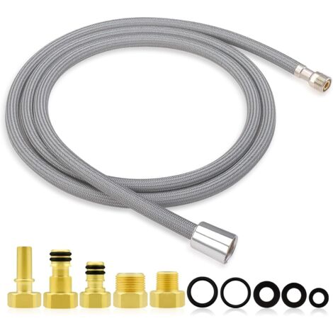 Kit de tuyau extractible, tuyau de rechange pour robinet de cuisine American Standard, tuyau d'évier extractible, pièces de rechange pour douchette de robinet avec adaptateurs (1/5)
