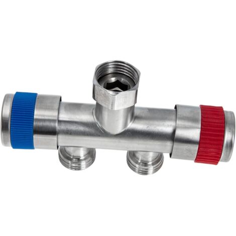 Distributeur de robinet en acier inoxydable, raccord de tuyau à double sortie, adaptateur de robinet