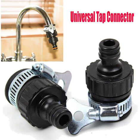 Adaptateur universel pour robinet, mitigeur, raccord de tuyau d'arrosage, adaptateur en laiton pour robinet économe en eau (1/3)