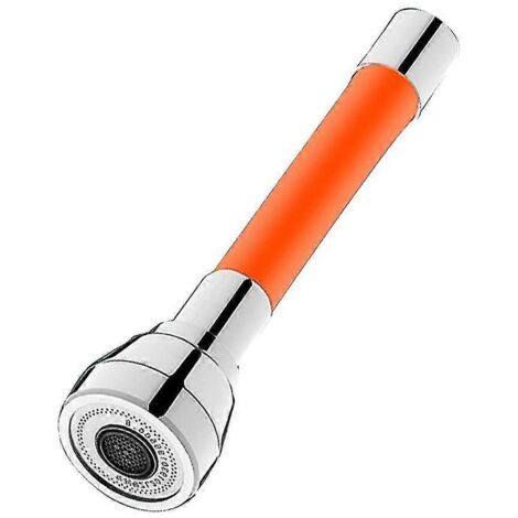 Rallonge de robinet universelle rotative à 360° avec mousseur intégré, tuyau amovible pour robinet de cuisine, 20 cm (1/5)