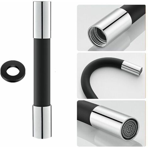 Tuyau d'extension flexible en silicone à 360° avec joint étanche et aérateur. (1/5)
