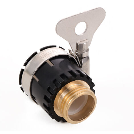 Adaptateur de robinet, raccord rapide de tuyau renforcé, filetage automobile 1/2 pouce (1/5)