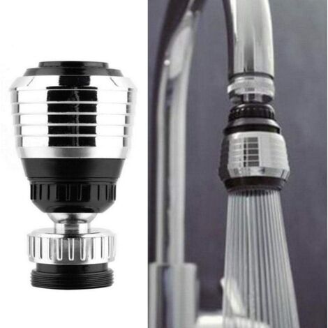 Filtre à bec pivotant à 360° pour robinet, économie d'eau, pour salle de bain et cuisine (1/5)