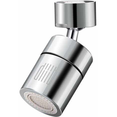 Aérateur de robinet, buse de robinet de cuisine, aérateur pivotant à 360° avec 2 modes de jet, détartrage anti-éclaboussures pour évier, économie d'eau - FM22 (1/5)