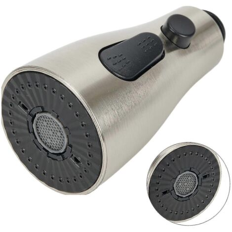 Douchette extractible pour robinet de cuisine, buse plaquée, pommeau de douche en ABS, aérateur de robinet à 3 modes (1/5)