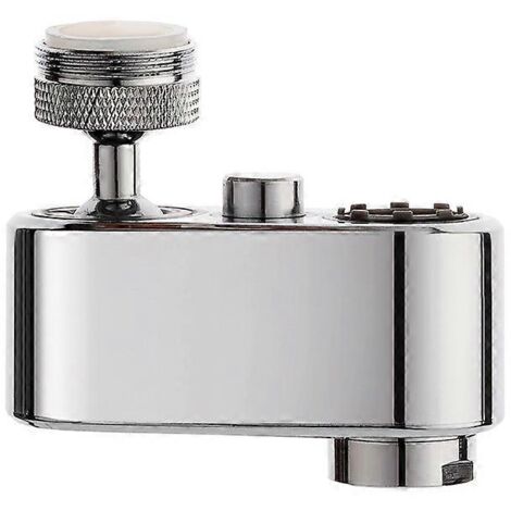 Buse de robinet pivotante à 1080 degrés : buse de robinet à jet rotatif universel avec filtre et 2 modes, pour robinet de cuisine ou de salle de bain. (1/3)