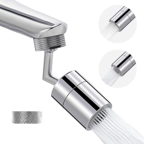 Aérateur de robinet filetage femelle/mâle, tête de robinet double fonction 720° (1/5)