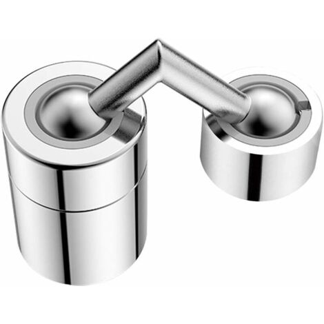 Aérateur de robinet - Tête de robinet pivotante à 720° pour la cuisine et la salle de bain, avec filtre et aérateur. (1/5)