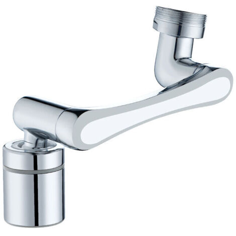 Aérateur de robinet rotatif, filtre à buse d'extension, pour filetage mâle de 20/22/24 mm, universel pour cuisine et salle de bain (1/4)
