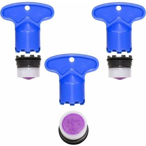 Aérateur de robinet M16, lot de 3, buse de robinet universelle pour cuisine (1/5)