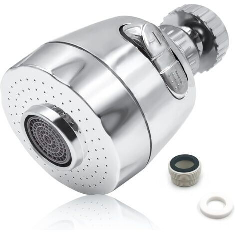Aérateur de robinet rotatif à 360°, filtre anti-éclaboussures pour économiser l'eau n° (1/5)