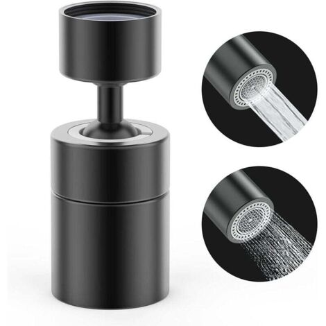 Aérateur de robinet pivotant à grand angle efficace, utilisable pour une large gamme de robinets et d'éviers de cuisine. (1/5)
