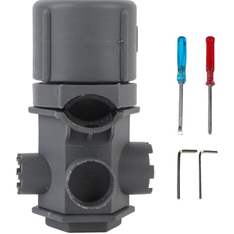 Outil de retrait d'aérateur multifonctionnel et robuste en nylon pour robinet, avec tournevis à clé hexagonale (1/5)