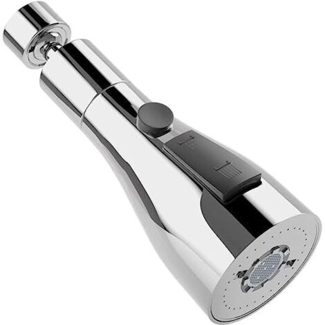 Rallonge de robinet de cuisine pivotante à 360°, aérateur flexible, aérateur économe en eau, 3 modes (1/5)