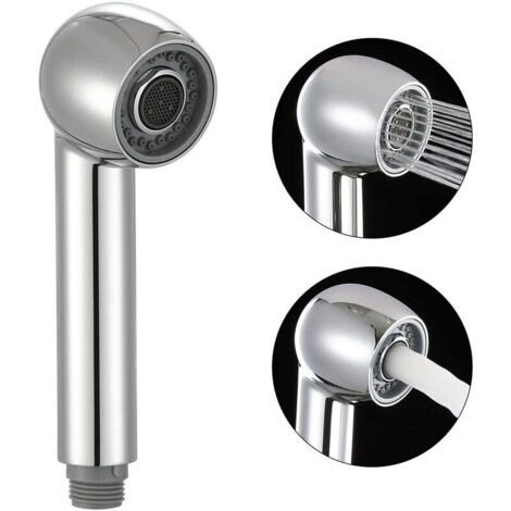 Douchette de robinet de cuisine avec 2 modes, tête de pulvérisation de rechange pour aérateur de robinet (1/5)