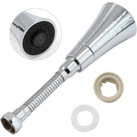 Aérateur de robinet rotatif pour robinet de cuisine, 3 positions, tête pivotante à 360° (1/5)