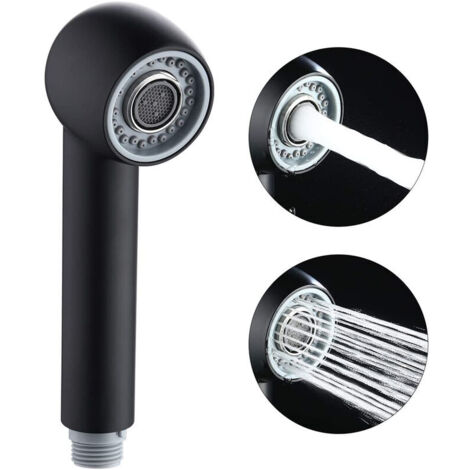 Douchette de robinet de cuisine avec 2 modes, tête de pulvérisation de rechange pour aérateur de robinet (1/5)