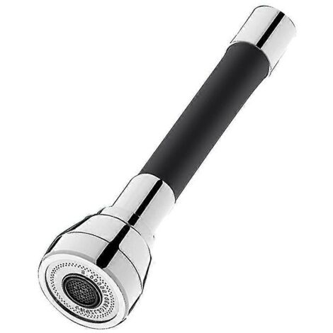 Rallonge de robinet universelle rotative à 360° avec mousseur intégré, tuyau amovible pour robinet de cuisine, 20 cm (1/5)