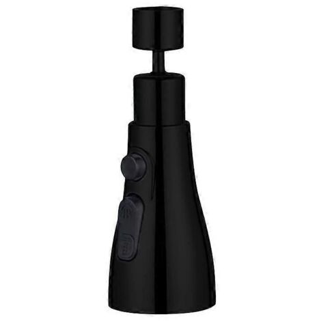 Aérateur de robinet rotatif à 360° avec 3 modes, buse de pulvérisation en ABS à économie d'eau et filtre anti-éclaboussures pour salle de bain et cuisine. (1/5)