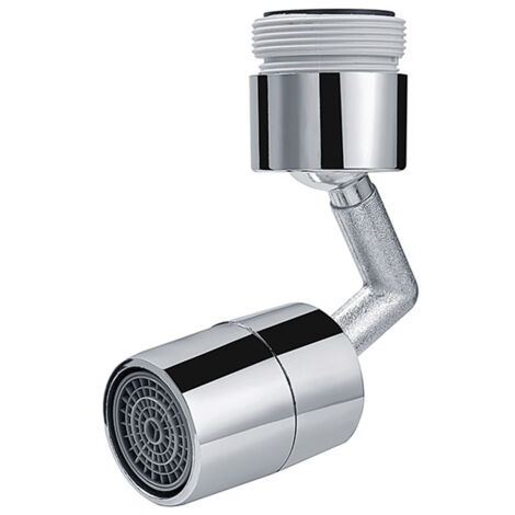Rallonge de robinet en plastique, aérateur de robinet universel rotatif à 360 degrés anti-éclaboussures pour cuisine et salle de bain (1/5)