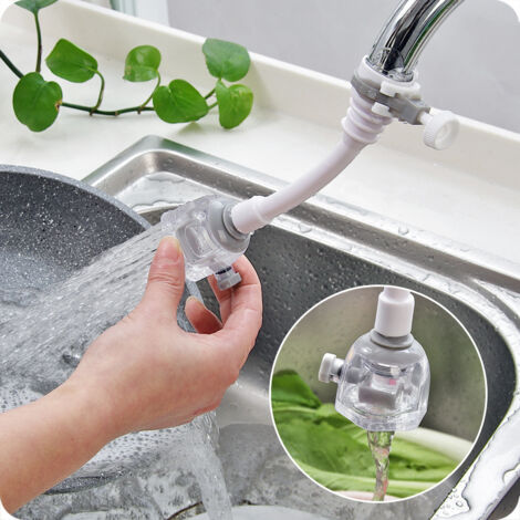 Rallonge de robinet étanche, bec de robinet économiseur d'eau, filtre, valve (1/5)