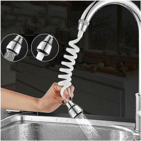 Accessoires pour robinet de cuisine, rallonge flexible de tuyau long (1 pièce) (1/4)