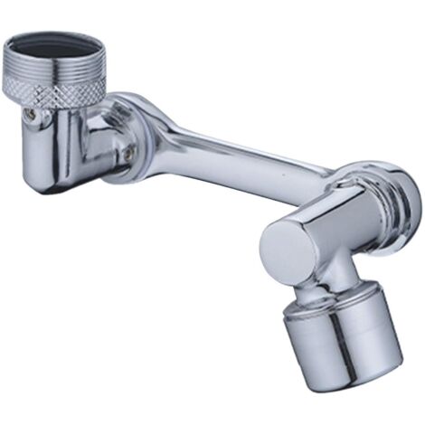 Rallonge de robinet pivotante à 1080 degrés avec 2 modes de jet, robinet anti-éclaboussures - (1/5)