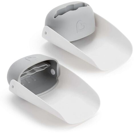 Rallonge de robinet Munchkin, lot de 2, grise - WELLNGS (1/5)