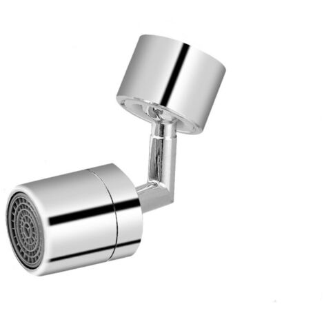 Robinet universel extensible anti-éclaboussures avec buse de douche rotative pour le brossage des dents, le rinçage et le nettoyage du filtre (interface intérieure de 22 mm) (1/4)