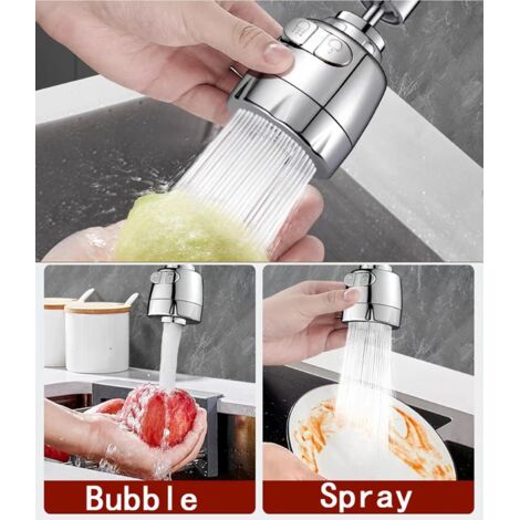 Rallonge de robinet de cuisine Modes, aérateur de robinet de cuisine avec économiseur d'eau et filtre (1/3)