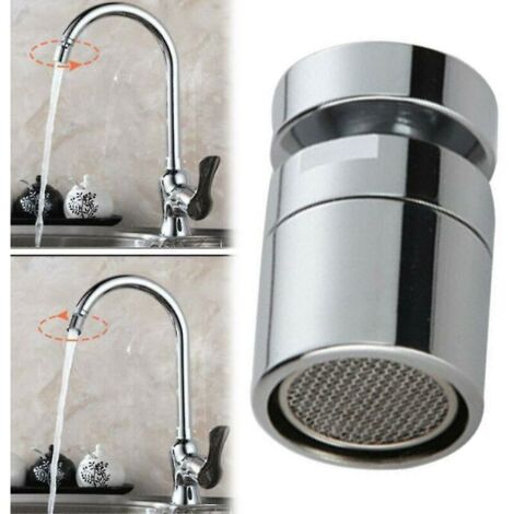 Aérateur de douchette pour lavabo avec tête de robinet rotative à 360° (1/5)