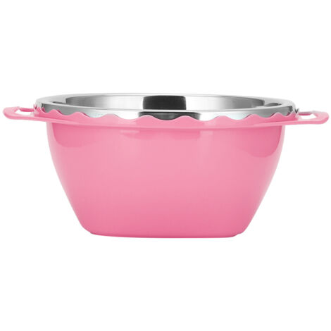 Panier égouttoir double couche pour la cuisine, filtre à riz et fruits, bassine de lavage et de nettoyage (rose) (1/5)