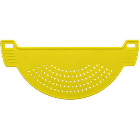 Filtre jaune pour panier en asphalte, ustensiles de cuisine, filtre à eau multifonctionnel en plastique et maille d'asphalte, gadget de cuisine (1/4)