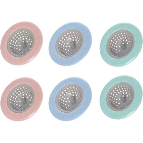 Le dessous en silicone protège la crépine de votre évier, offrant une protection durable contre les obstructions. Panier filtrant élastique antidérapant de qualité supérieure. (1/5)