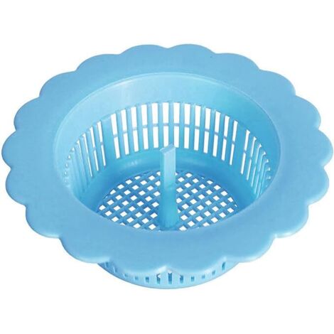 Bonde de lavabo avec panier anti-obstruction, en acier inoxydable et plastique, pour cuisine. (1/5)