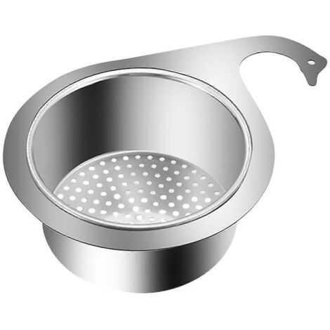 Panier-filtre d'évier Swan en acier inoxydable, panier-filtre suspendu pour robinet NEUF (1/5)