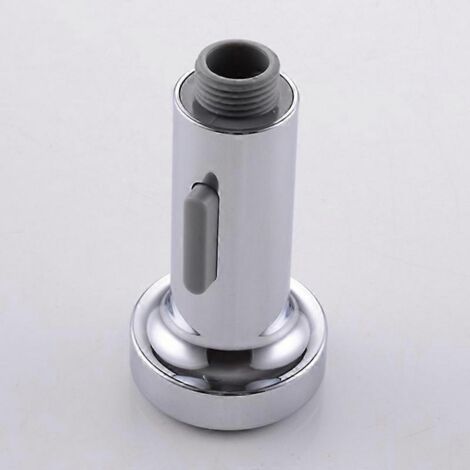 Douchette extractible chromée G1/2 à 2 fonctions pour robinet de cuisine extractible avec interrupteur de débit (1/5)