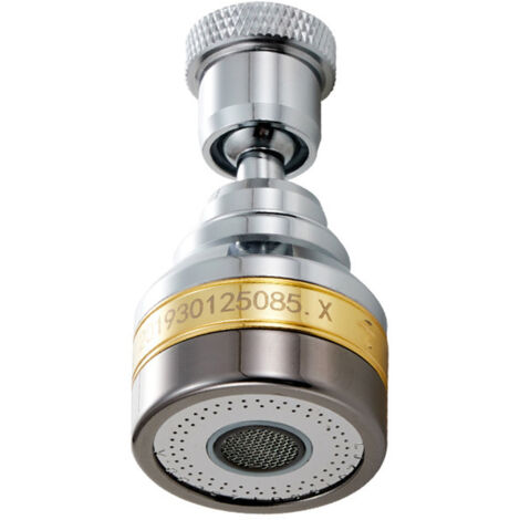 Buse de pulvérisation en cuivre pour robinet, rotative à 360°, anti-éclaboussures, filtration sous pression, tête de pulvérisation pour cuisine et salle de bain, longueur courte (1/5)