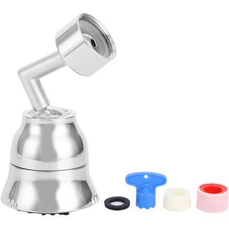 Douchette de robinet de cuisine G1/2 avec aérateur et tête de mélangeur rotative pour économiser l'eau et créer un effet de bulles. (1/5)