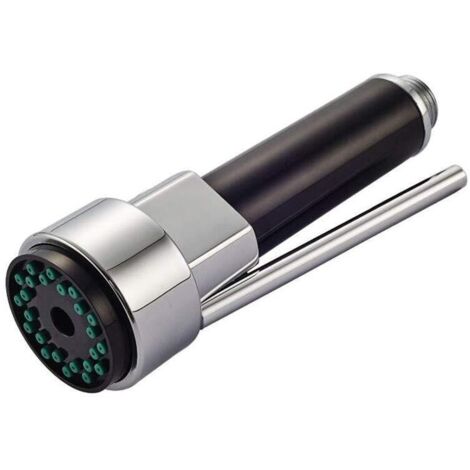 Douchette de robinet de cuisine - Robinet de cuisine monomode en ABS, pièce de rechange pour douchette de robinet d'évier, flexible extractible, bec, 1 fonction (1/5)