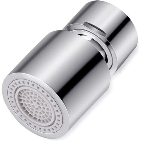 Aérateur de robinet pivotant à 360°, pommeau de douche anti-éclaboussures pour robinet de cuisine et salle de bain, économiseur d'eau. (1/4)