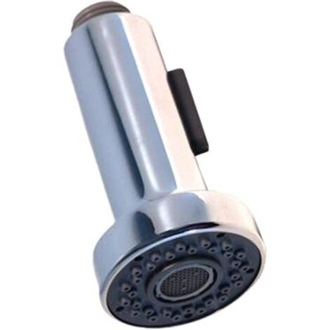 Pommeau de douche extractible multifonctionnel de rechange à 2 jets, finition chromée de haute qualité, pour robinet de cuisine/salle de bain. (1/5)