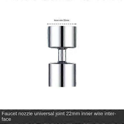 Douchette de robinet de cuisine en promotion, 3 modes - Buse de robinet de cuisine à 360°, tête de mitigeur, douchette d'évier, rallonge de robinet de cuisine (Argent) Argent (1/5)