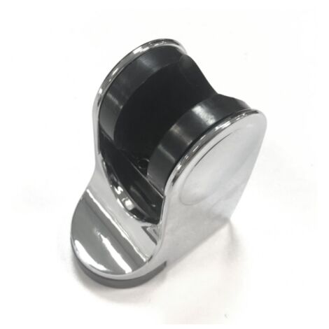 Support de pommeau de douche chromé réglable, fixation dissimulée, taille S (1/5)