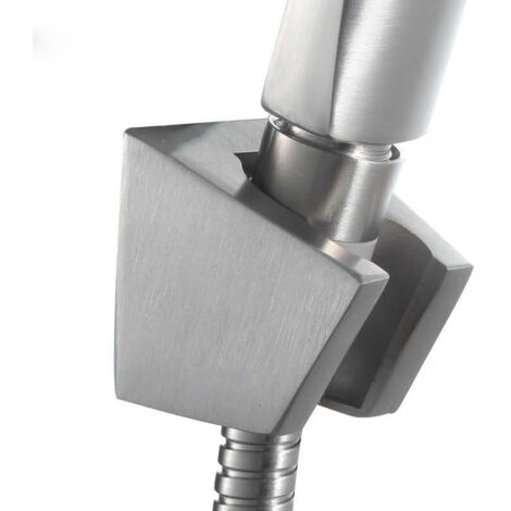 Support de douchette à main en acier inoxydable SUS304, base fixe (1/5)