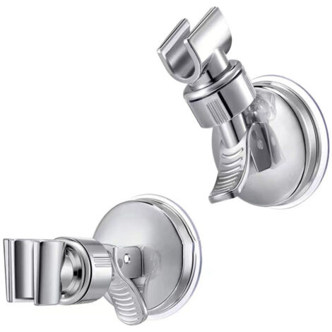 2 pièces de pommeau de douche à base fixe - support à ventouse spécial transversal A (1/5)