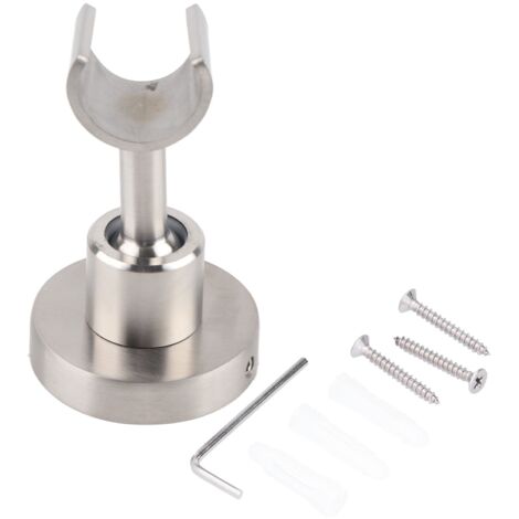 Support de pommeau de douche en acier inoxydable, rotatif et réglable. (1/5)