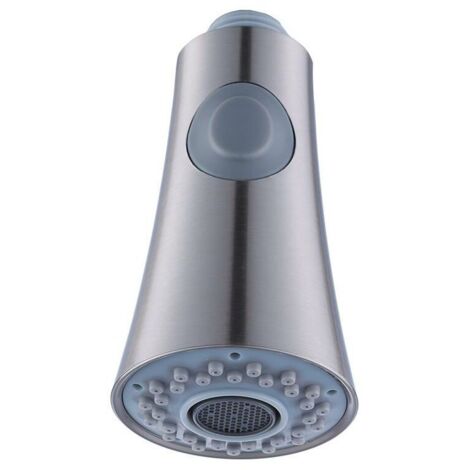 Robinet de cuisine mitigeur avec douchette brossée standard à 2 fonctions pour cuisine (1/3)