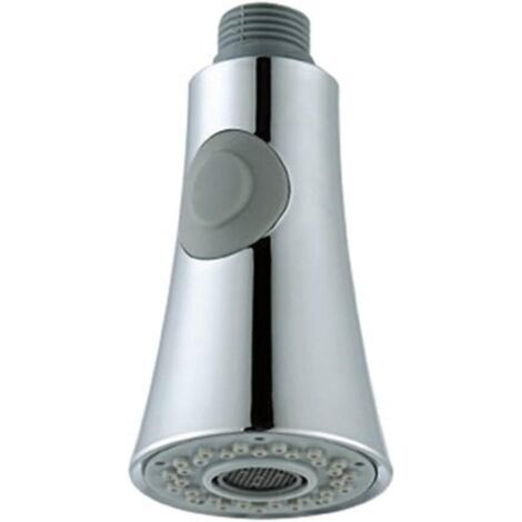Buse de remplacement fluide et efficace pour évier compact, conception extractible, passage facile et fluide entre jet central et jet diffus (1/5)