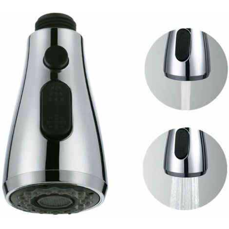 Buse de pulvérisation rétractable professionnelle à 3 têtes pour mitigeur WC et robinet de salle de bain (1/5)